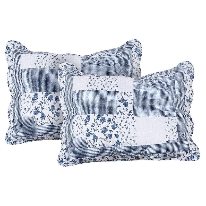 Periwinkle Dash King Shams set-2 pcs