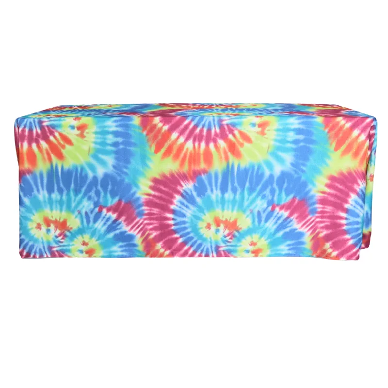 Tie-Dye Polyester 90"x132" Rectangular Tablecloth