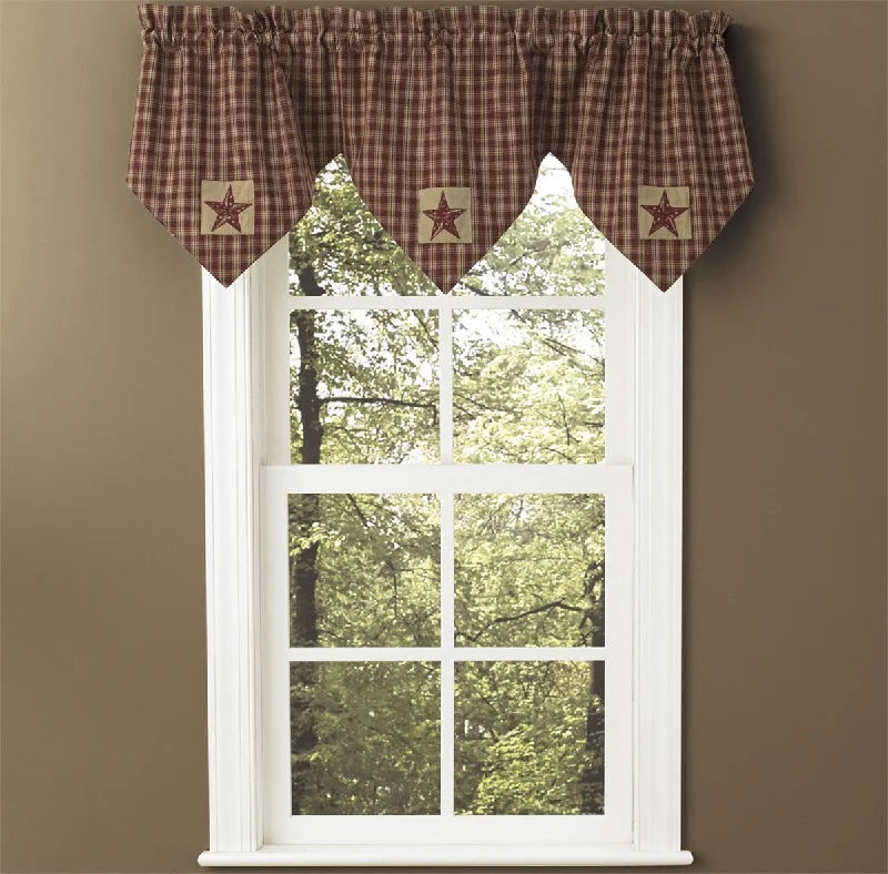 Sturbridge Patch Valance - Triple Point Wine Park Designs