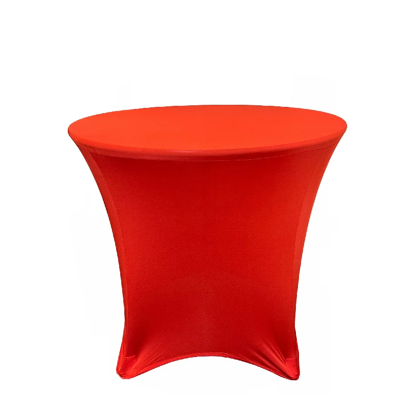 36 x 30 inch Lowboy Cocktail Spandex Table Cover Red