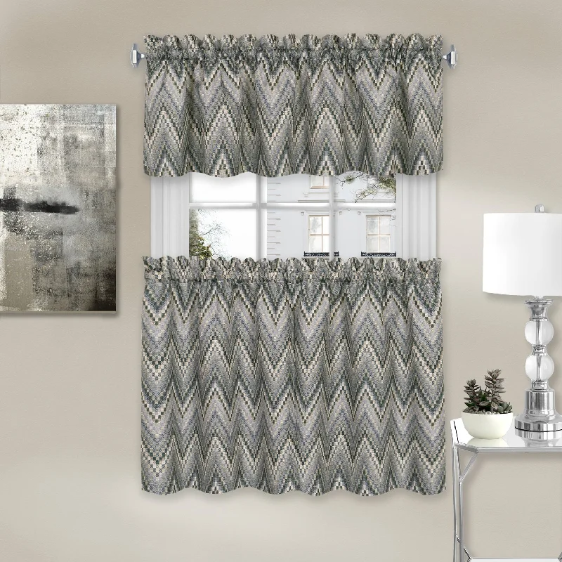 Charcoal Avery Chevron Curtains 1718