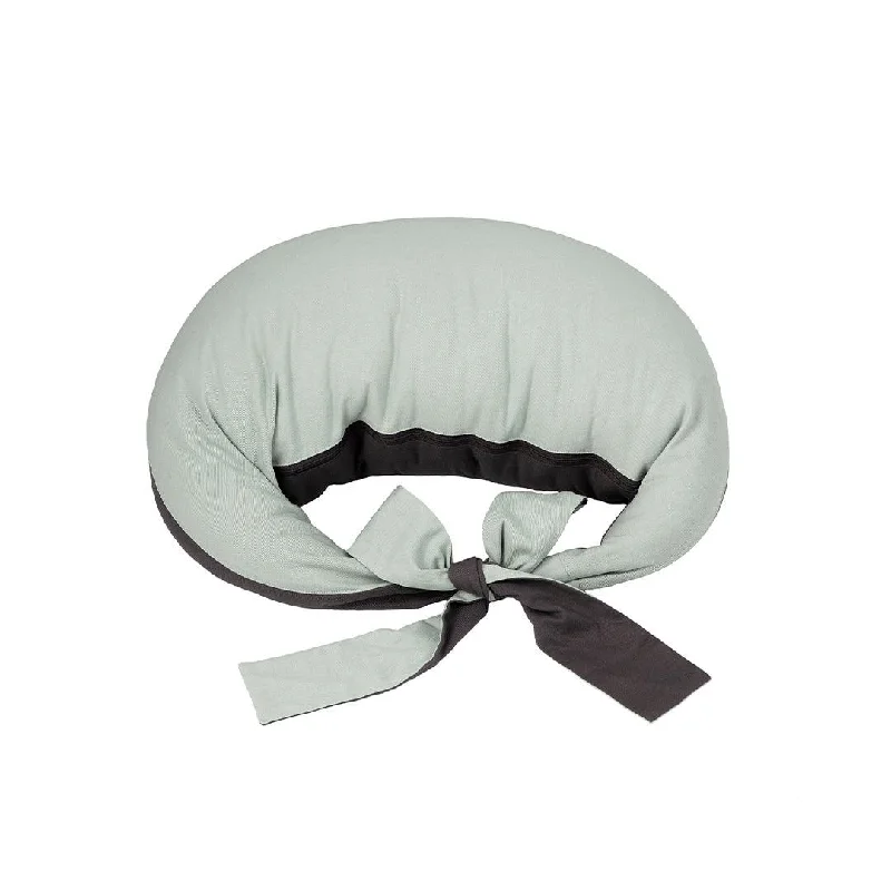 Hippychick Feeding Pillow - Charcoal / Sage Green