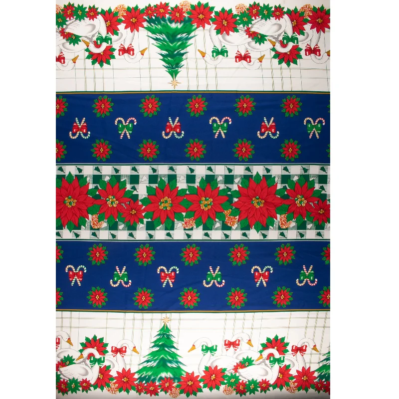 Printed Christmas Tabling Fabric - 001 - Green