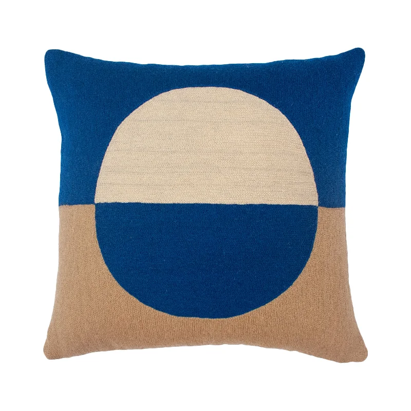 MARIANNE CIRCLE PILLOW - BLUE