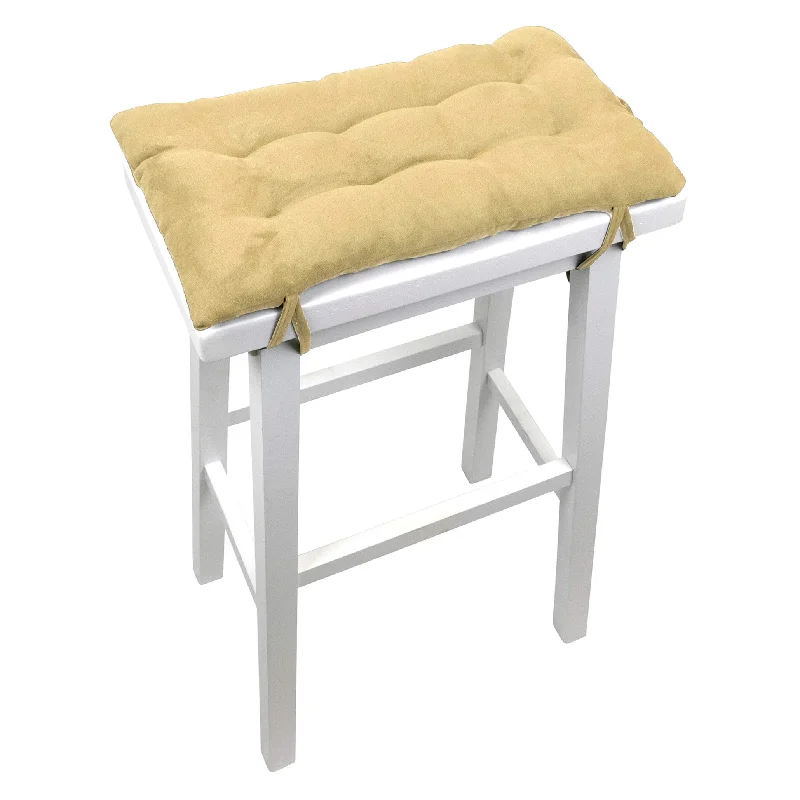 Micro-Suede Camel Saddle Stool Cushions - Gaucho Stool  / Satori Seat Cushions