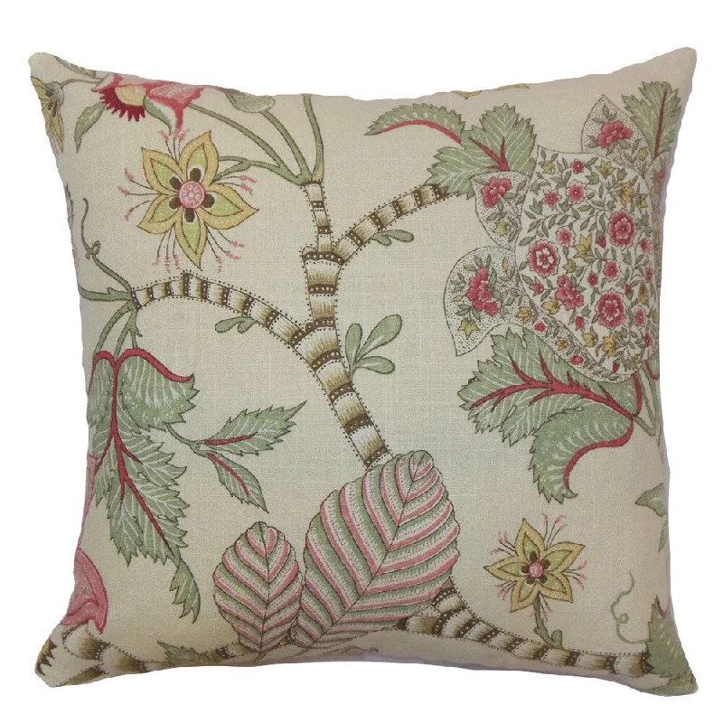 Elodie Floral Euro Sham Pastel