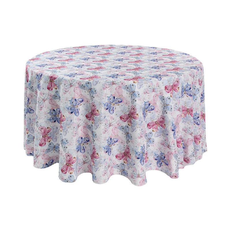 Butterfly 120" Round Tablecloth