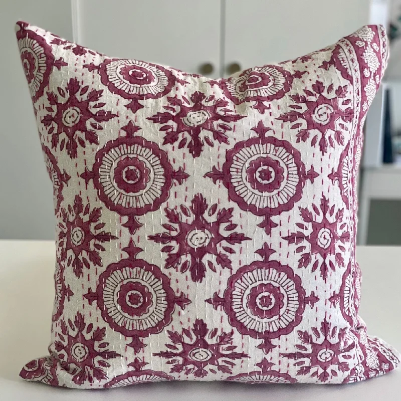 Parvati Kantha Cushion Cover