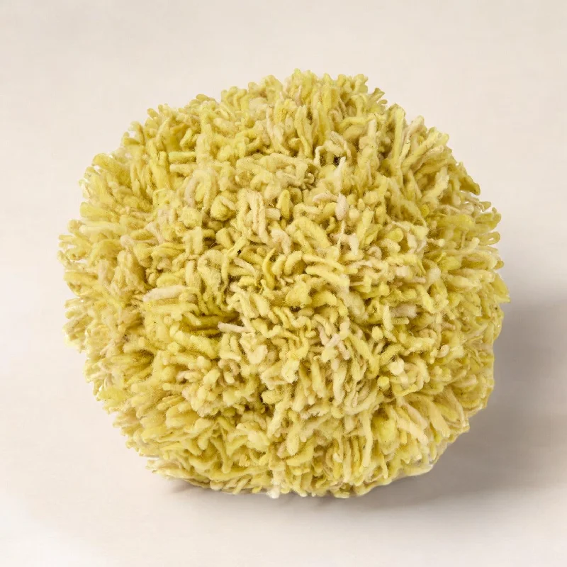 Momo Lemon Wool Pillow by Casa Edel