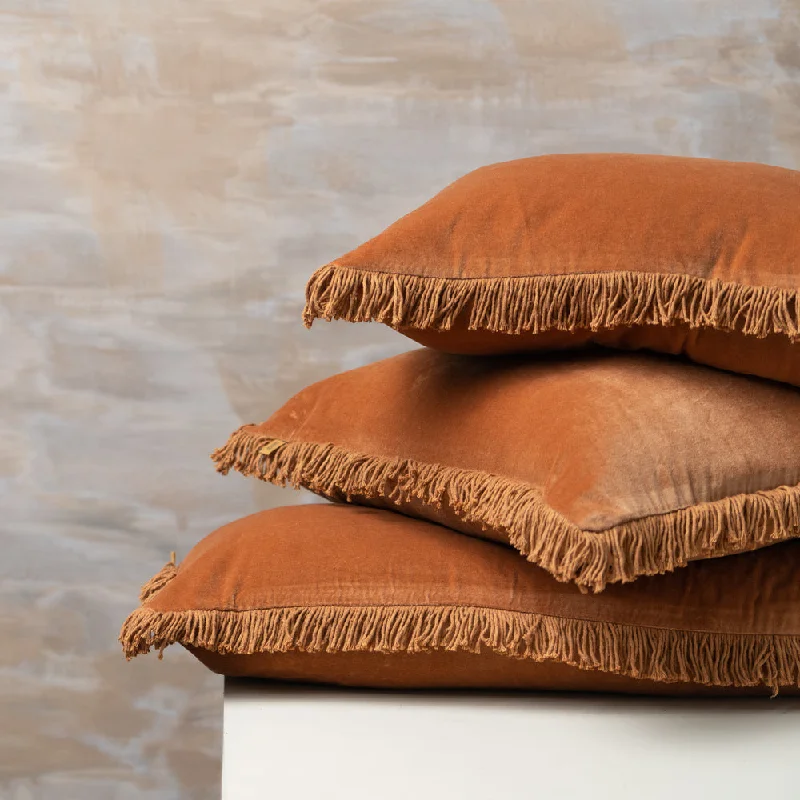 Velvet Cushion | Terracotta