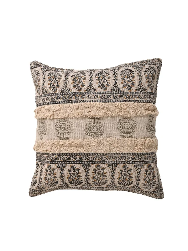 KETAK - COTTON PRINTED SQUARE CUSHION COVER