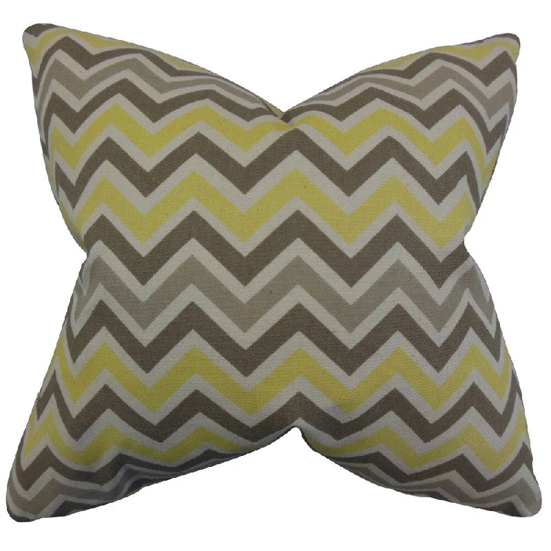 Howel Zigzag Euro Sham Yellow