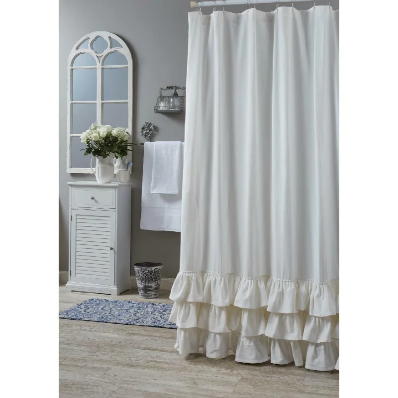 Ruffled Shower Curtain - 72" x 72" Park Designs