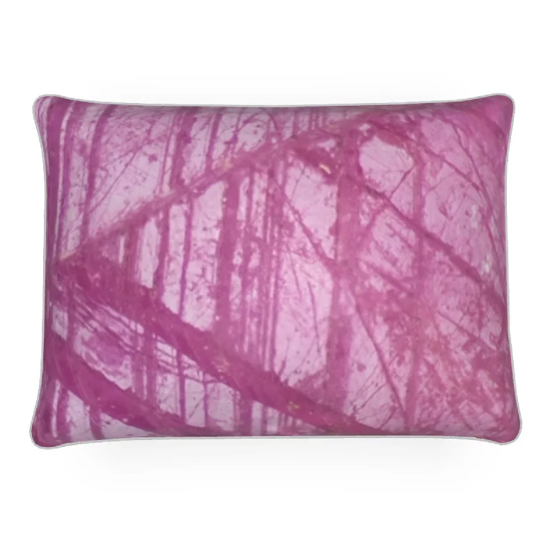 Crystal Therapy Luxurious Rectangle Sofa Velvet Cushion -  Ruby