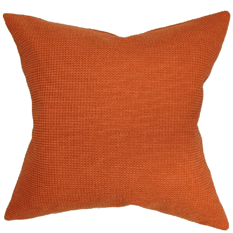 Gumamela Solid Euro Sham Papaya