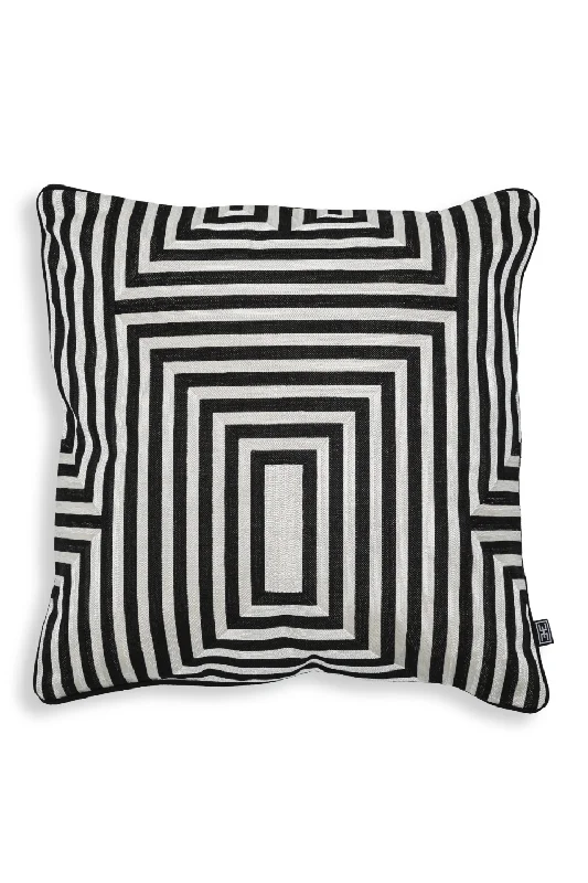 Black & White Square Pillow | Eichholtz Spray