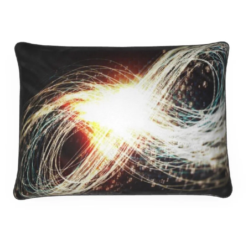 Luxurious Velvet Luminous Foverer Symbol Pillow Cushion -  Infinity