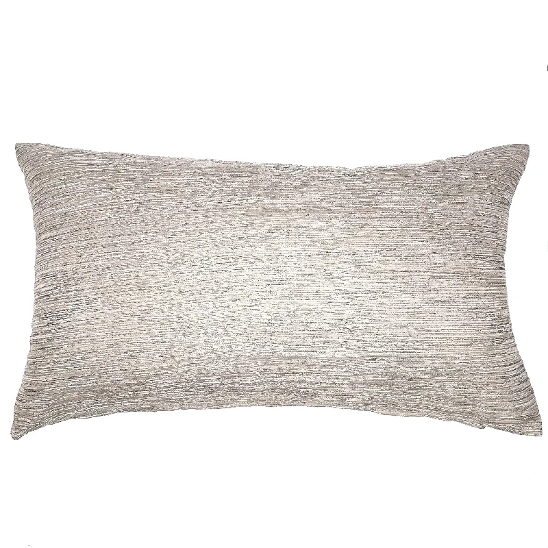 Taupe Bohemian Lumbar Pillow Cover 15x26