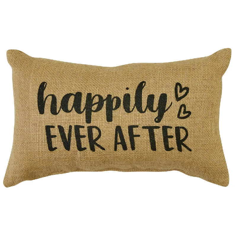 Happily Ever After Sentiment Pillow - 7x12 Park Designs