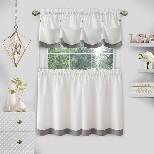 Curtains Lana Tier And Valance 1728