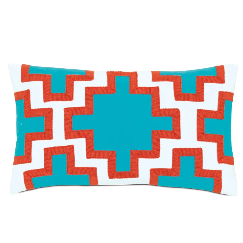 Poolside Outdoor Lumbar Pillow Cover 13x22