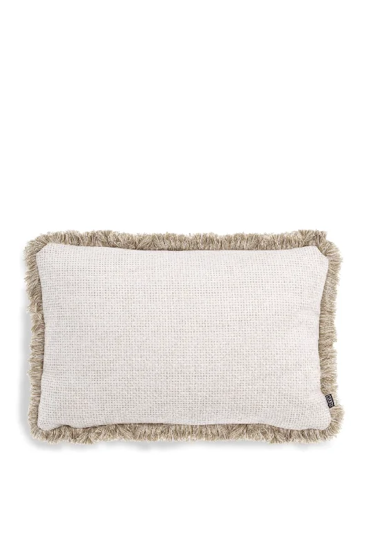 Modern Fringed Lumbar Pillow | Eichholtz Nami