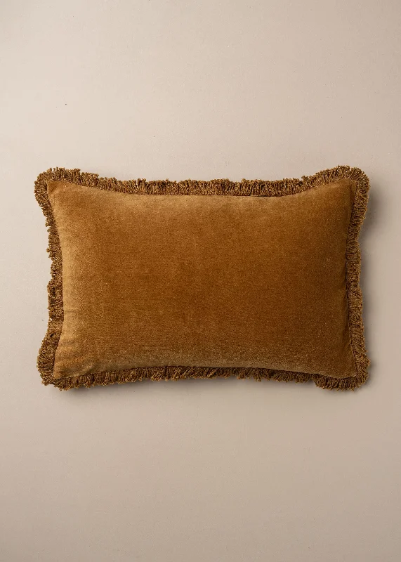 Velvet Cushion | Nutmeg