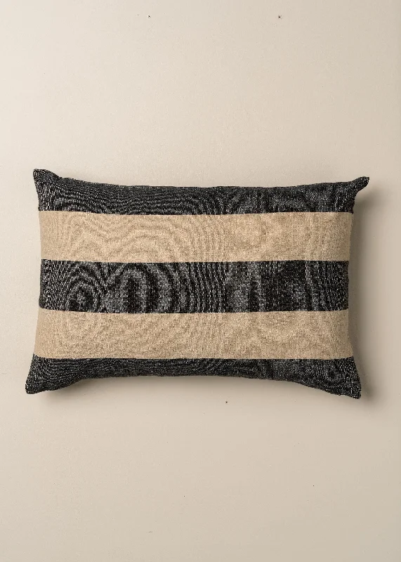 Recycled Cotton Striped Cushion | Lumbar