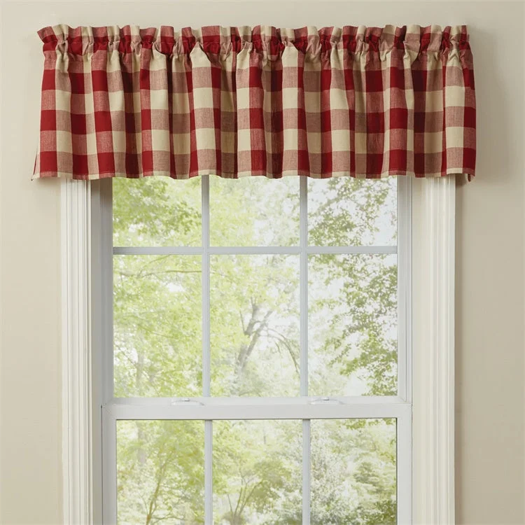 Wicklow Check Curtain Valance 113-47