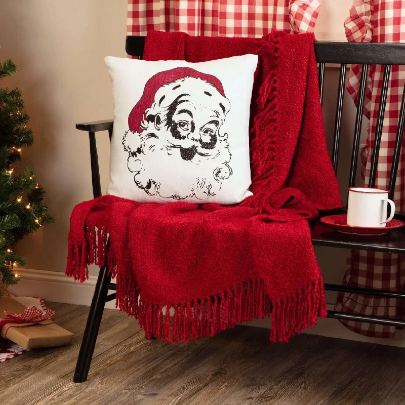 Emmie Vintage Santa Pillow 18x18