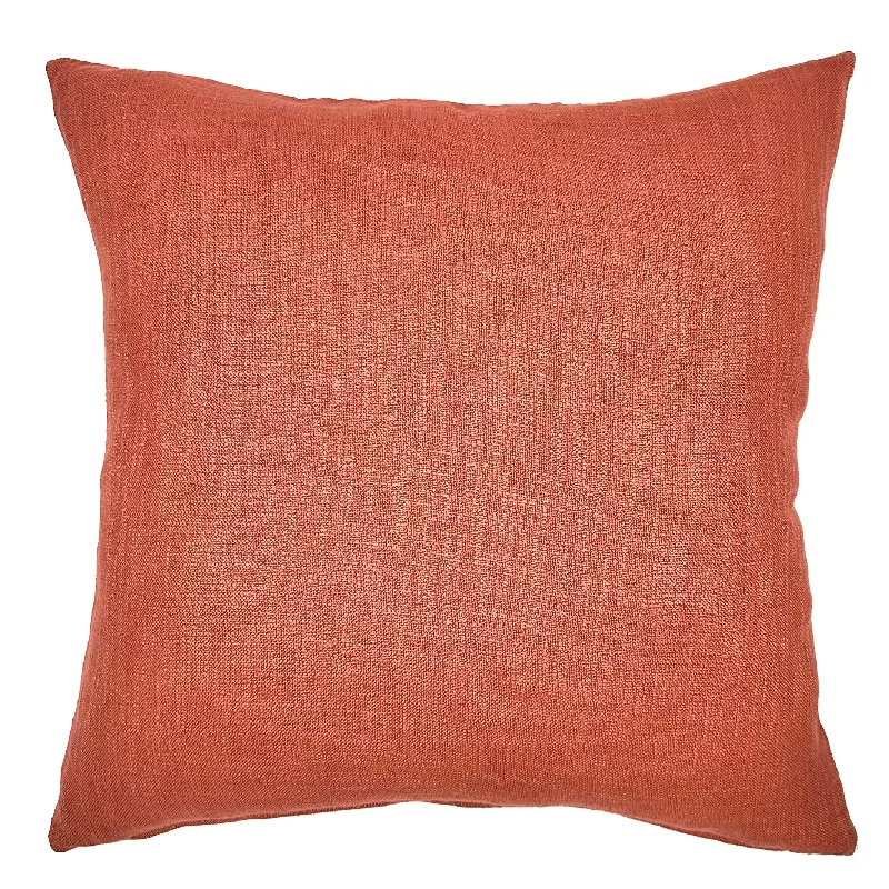 Orange Contemporary Throw Pillow Cover 22x22