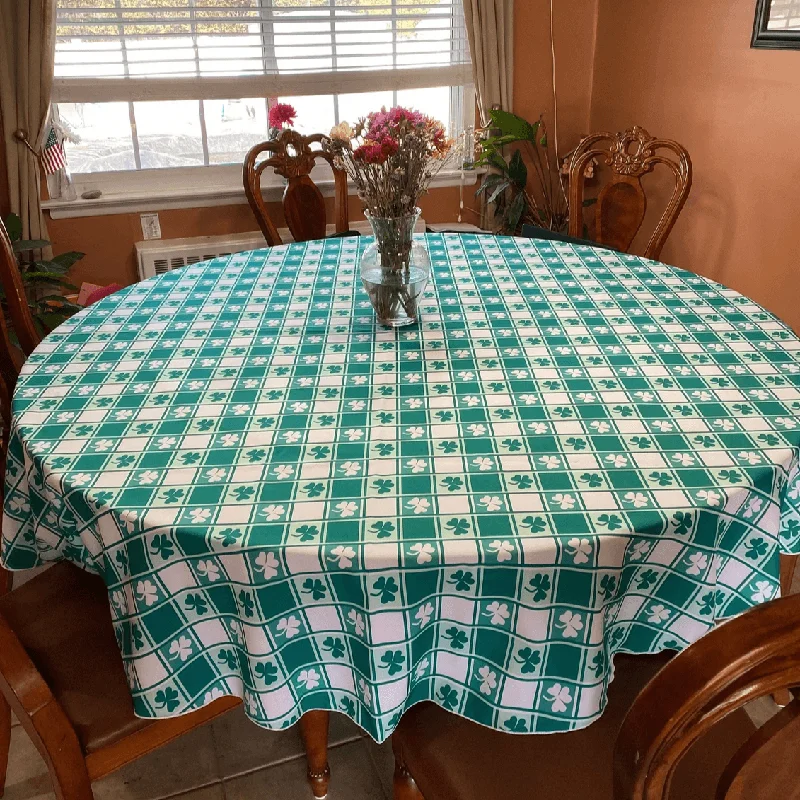 Round St. Patrick's Day Print Tablecloths