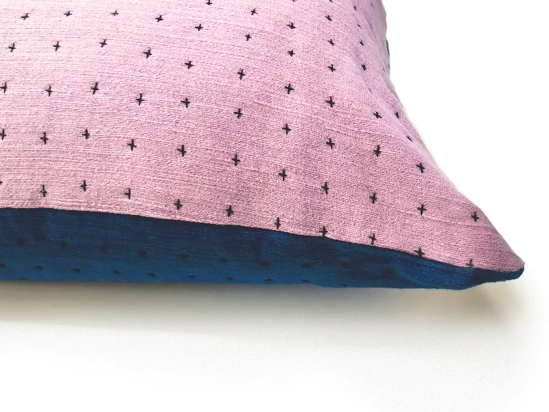 Indigo & Lavender Pillow Cover 28x28in