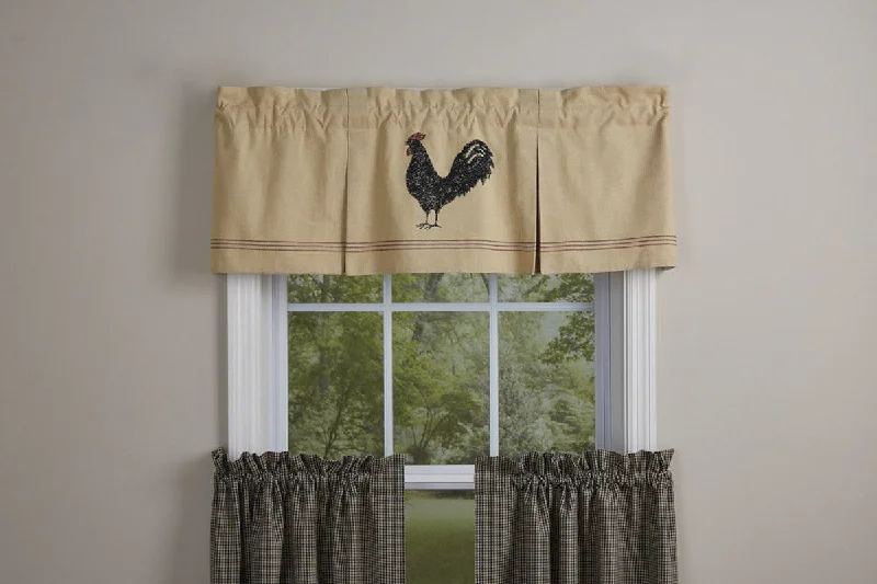 Hen Pecked Valance - Pleated Park designs