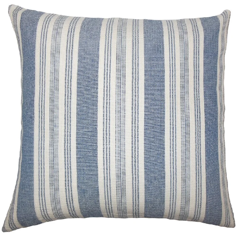 Reiki Striped Euro Sham Denim