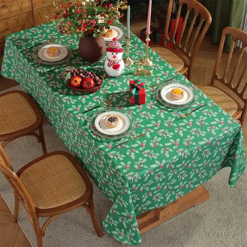 Heavy Duty Vinyl Tablecloth With Flannel Backing