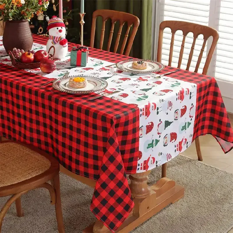 Christmas Tablecloth Rectangle, Xmas Table Covers