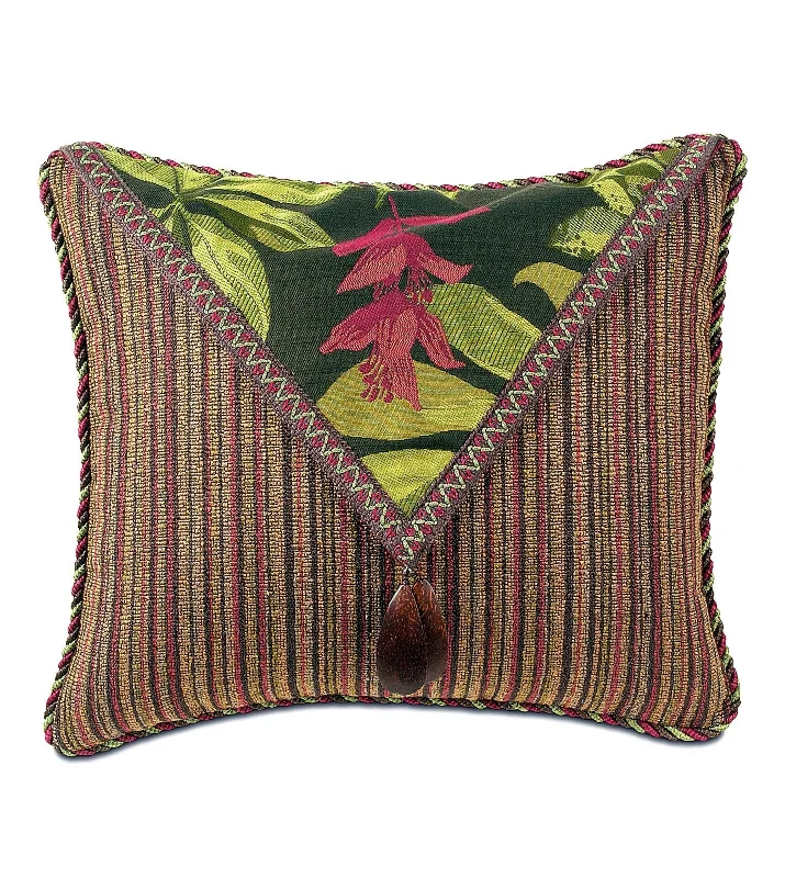 Tahiti Tropical Envelope Lumbar Pillow Cover 15x18