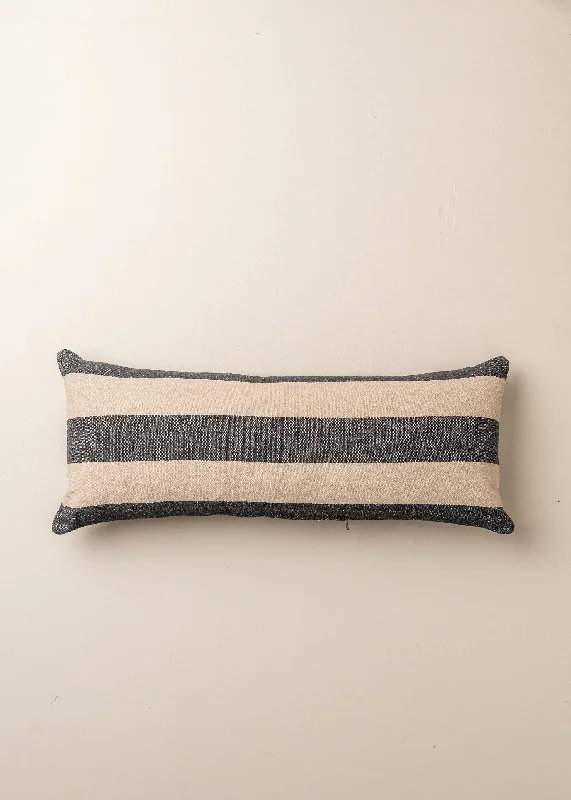 Recycled Cotton Striped Cushion | Bolster