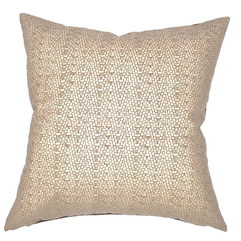 Tan Farmhouse Throw Pillow Cover 22x22