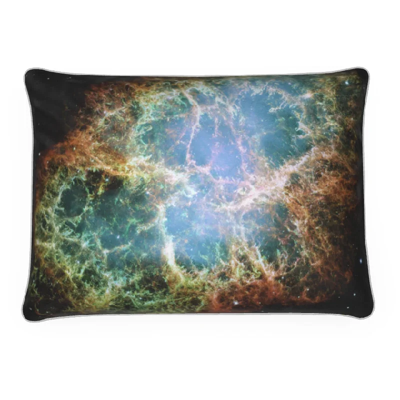 Luxurious Cosmos Collection Velvet Sofa Pillow Cushion -  Crab Nebula