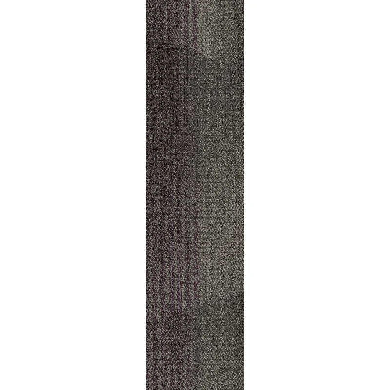 Shaw Contract - Connected Threads - Quilted Tile - 9 in. x 36 in. - Commercial Carpet Tile - Heritage Plum