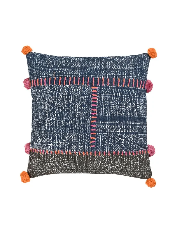 PRAXIS - COTTON PRINTED SQUARE CUSHION COVER