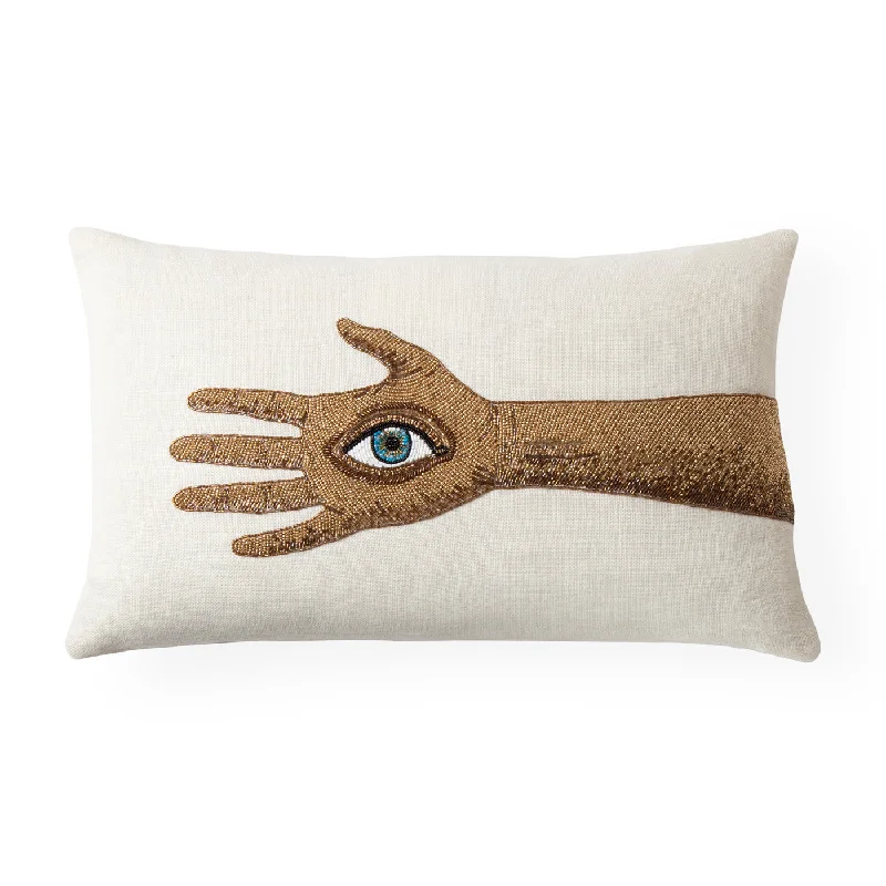 Palmistry Beaded Pillow